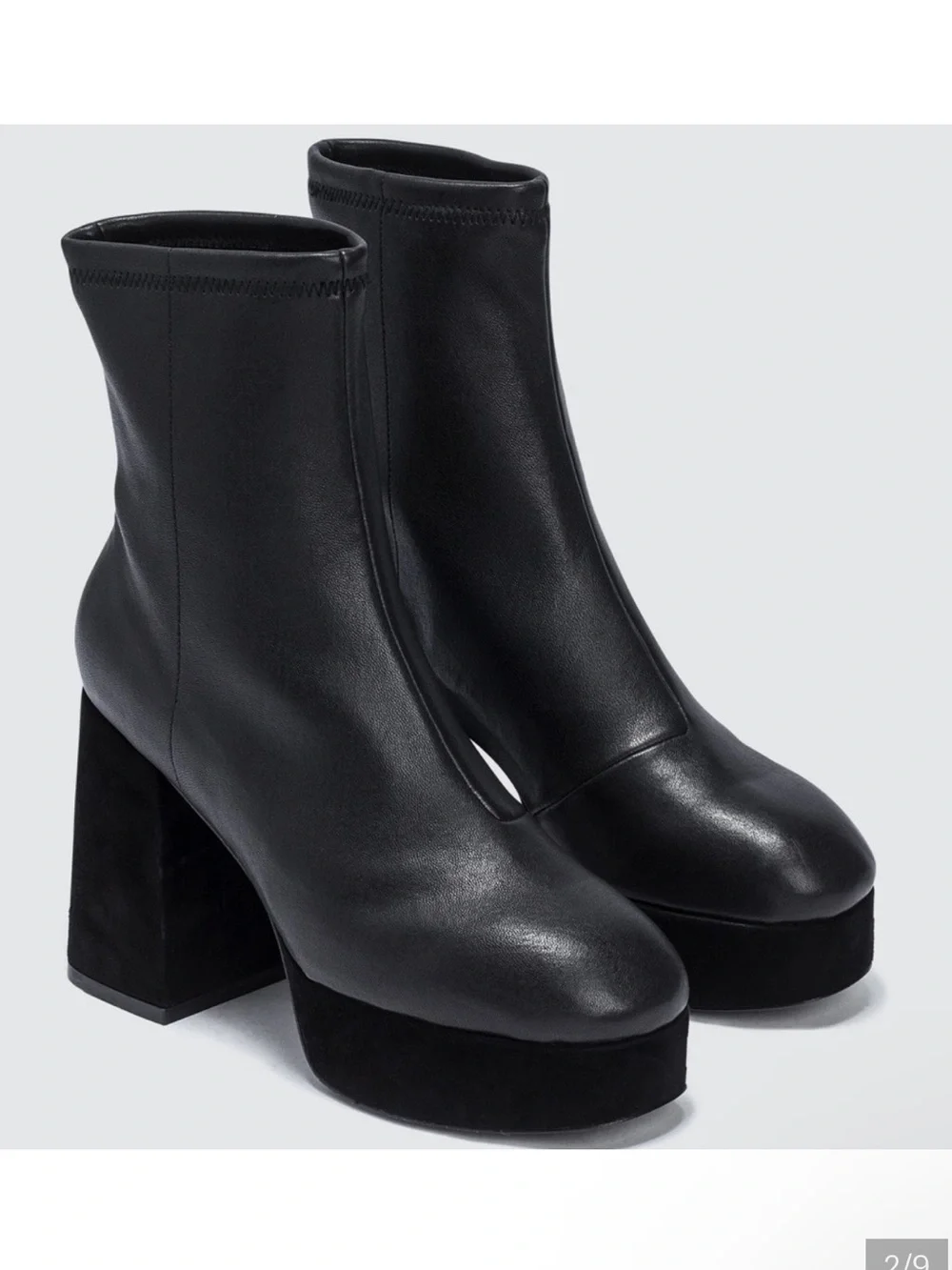 Opening Ceremony Black Platform Sock Boot